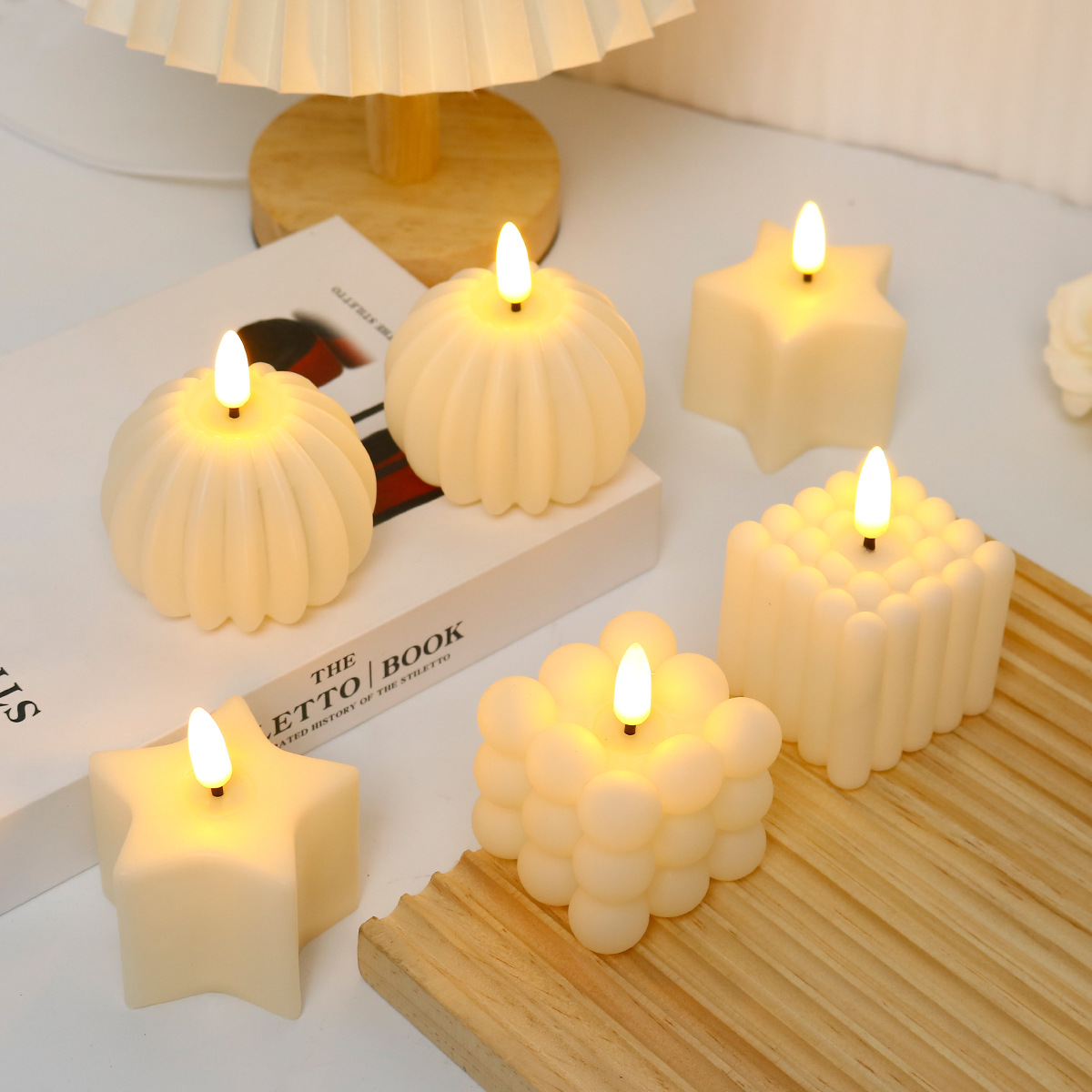 Photography With Lighting - Candela LED a Cubo per Matrimoni,