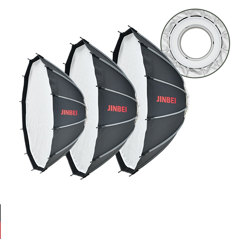 Photography With Lighting - JINBEI 65 Softbox Parabolico a Montaggio