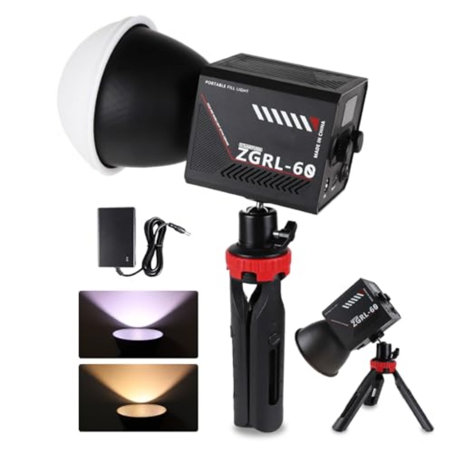 Photography Lighting Handheld - Luce video LED COB da 60W
