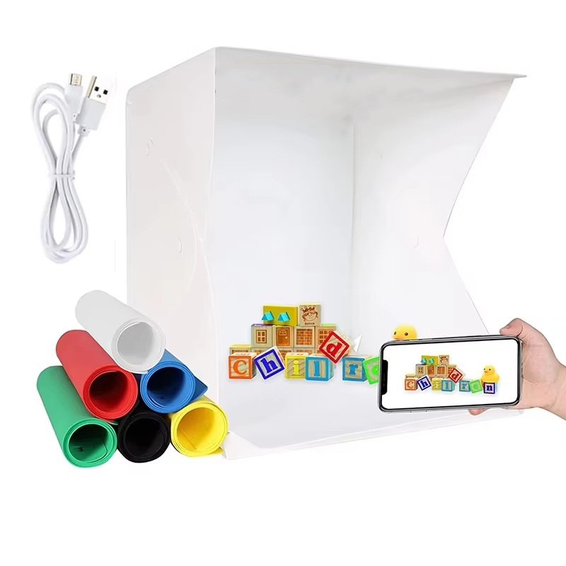 Photography Lighting Meter - Lightbox Pieghevole Portatile per Fotografia, Tenda