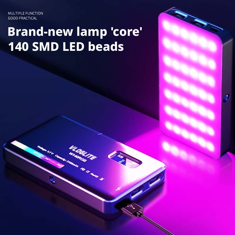Photography Lighting Meter - Luce RGB Portatile per Videoconferenze, Lampada