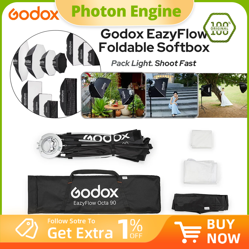 Photography Lighting Meter - Softbox pieghevole Godox serie EazyFlow con