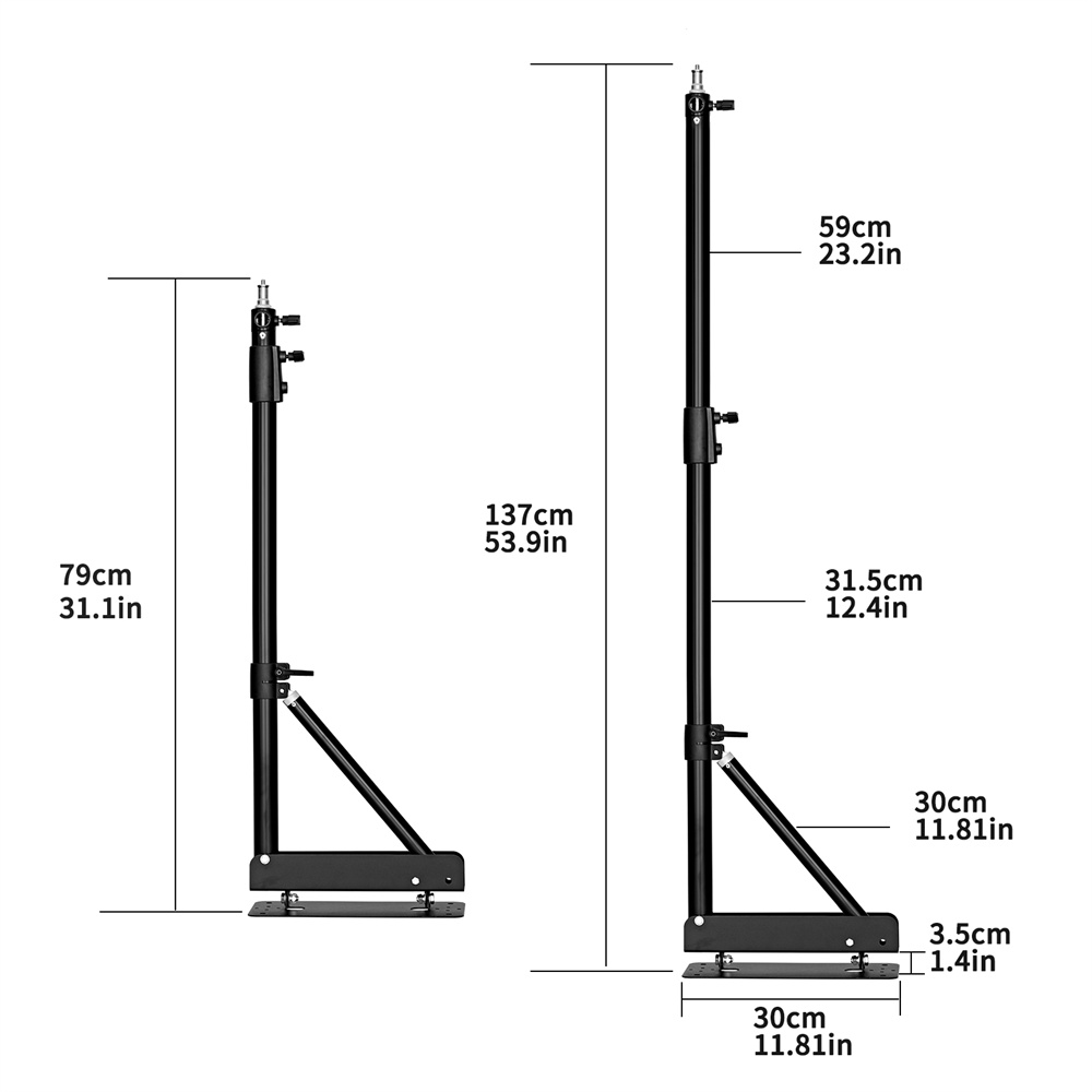 100/135/ 170 cm Montaggio a pa - Photography Lighting Wall recensione e prezzo