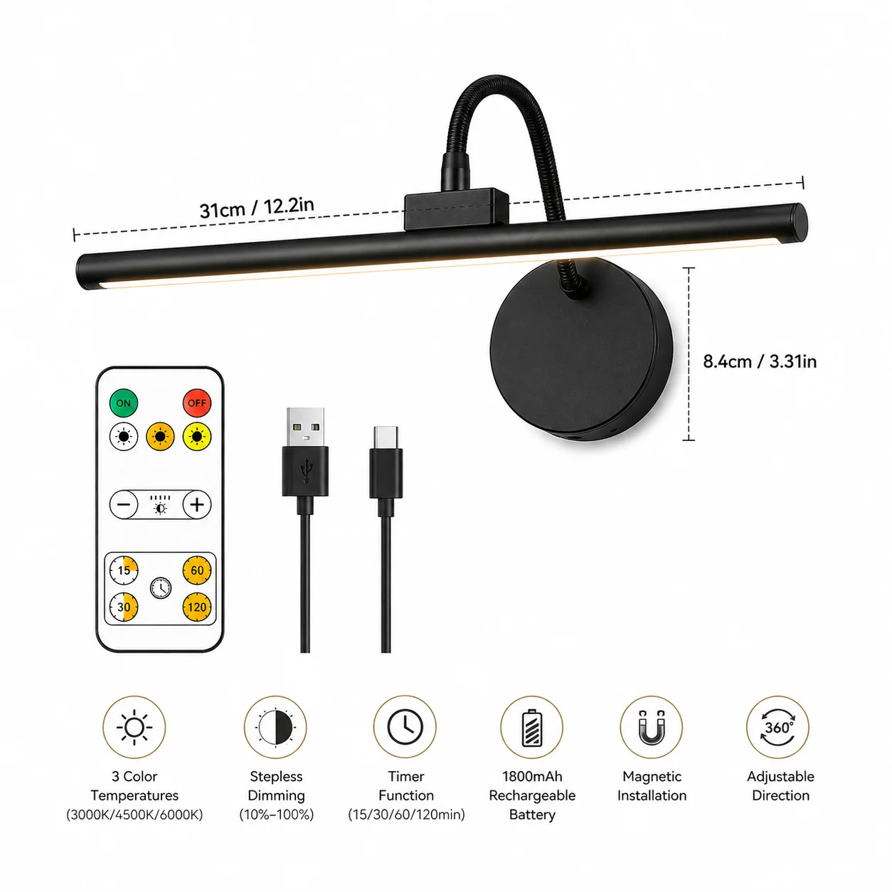 Lampada LED Wireless per Quadr - Photography Lighting Wall recensione e prezzo