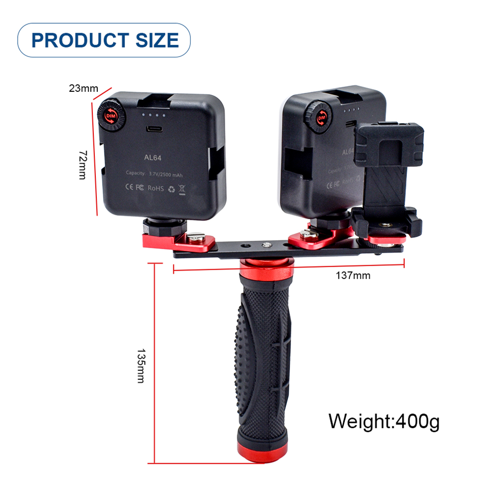 Luce per telefono a LED per im - Photography Lighting Handheld recensione e prezzo