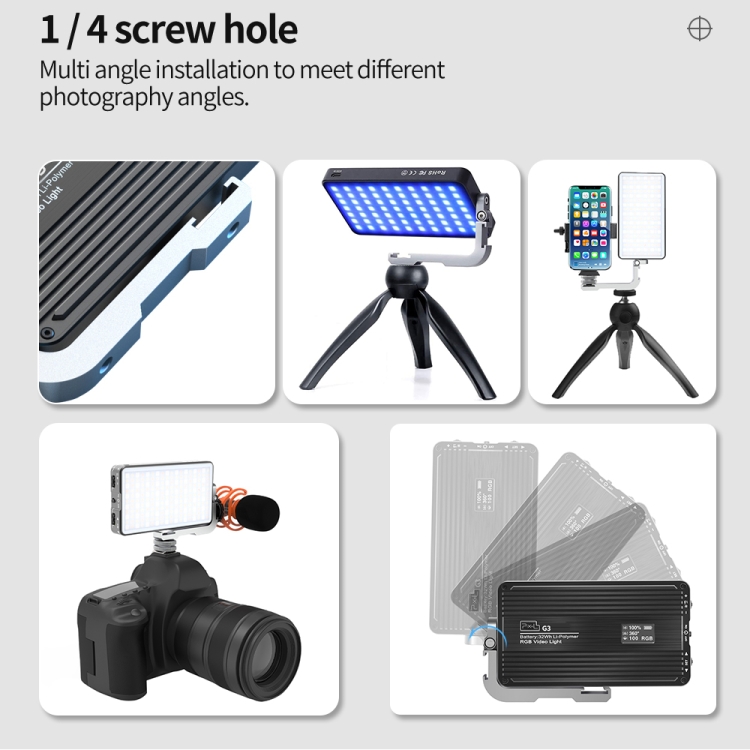 Luce RGB a Pannello Piatto Pix - Photography Lighting Handheld recensione e prezzo