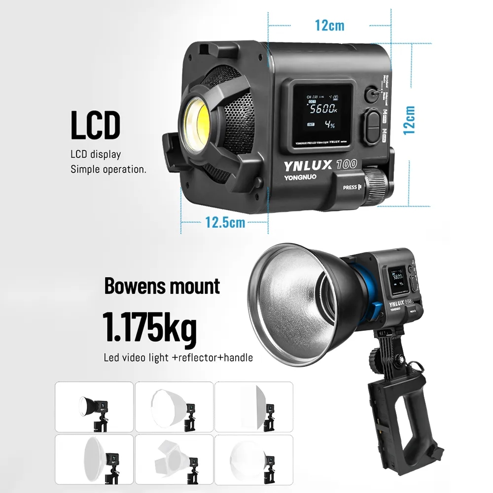 YONGNUO YNLUX100 100W 3200K-56 - Photography With Lighting recensione e prezzo