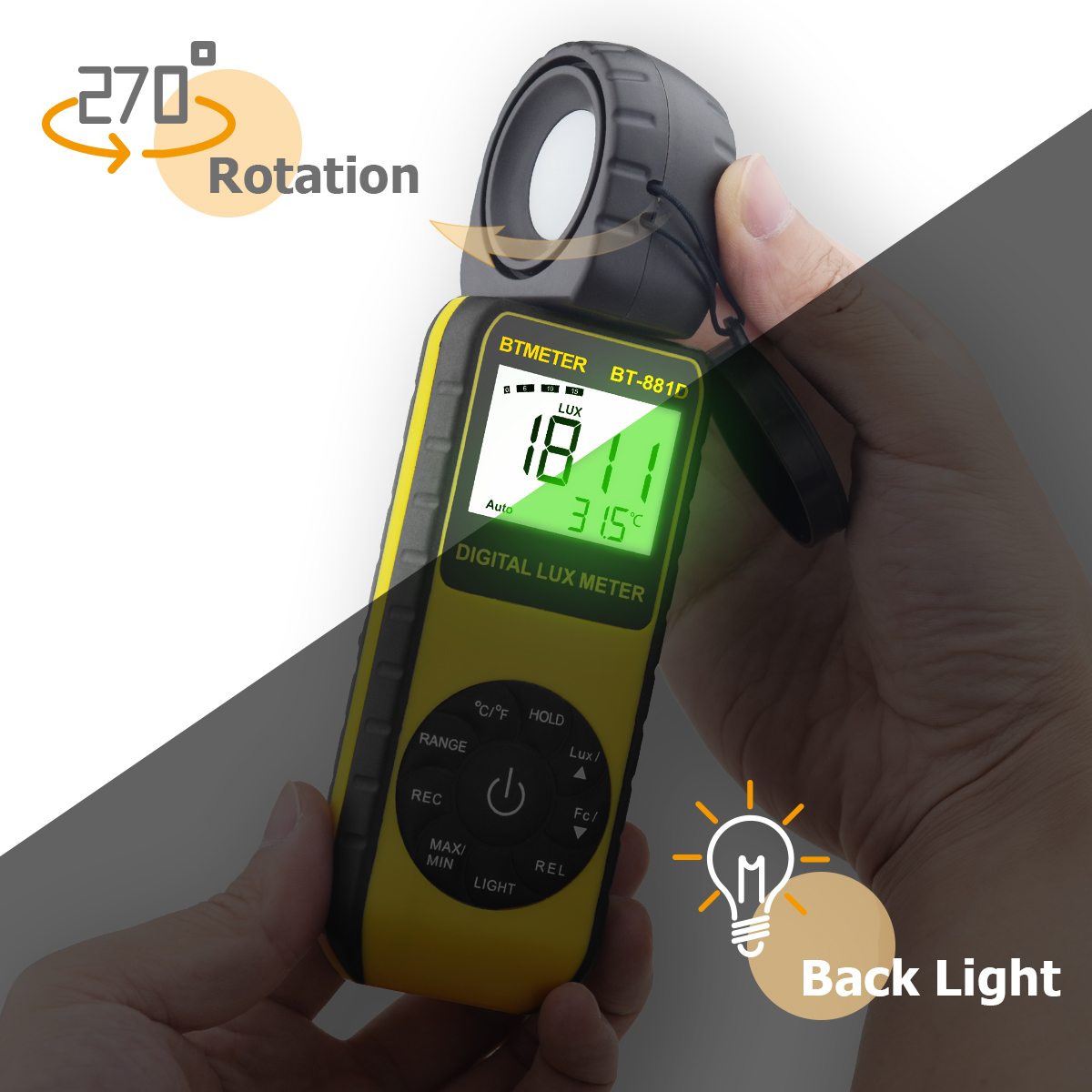 Luxmetro Digitale 400.000 Lux, - Photography Lighting Meter recensione e prezzo