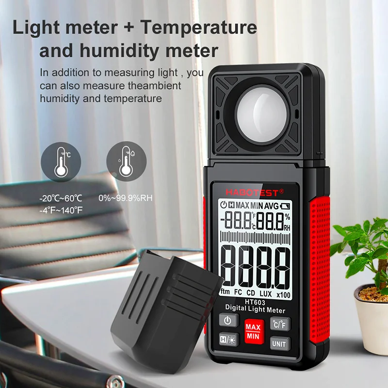 Luxmetro Digitale HT603 0~200. - Photography Lighting Meter recensione e prezzo