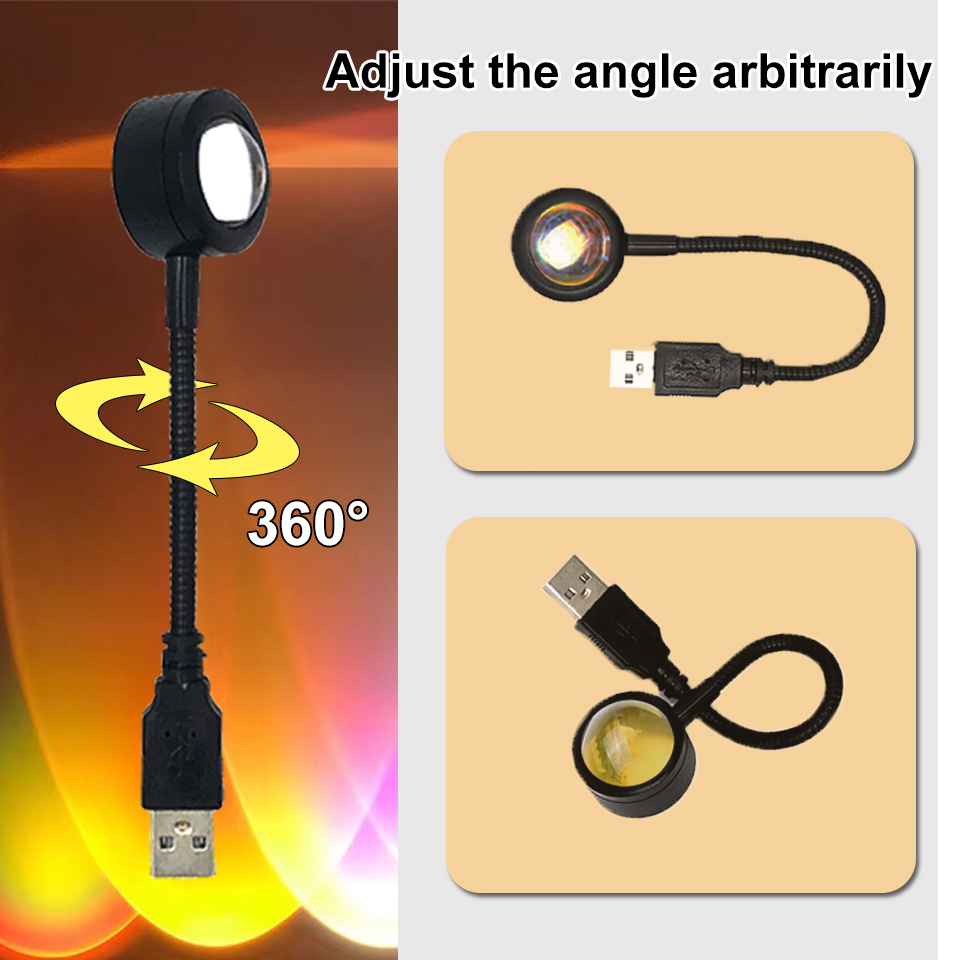 1x USB Lampada da tramonto LED - Photography Lighting Wall recensione e prezzo