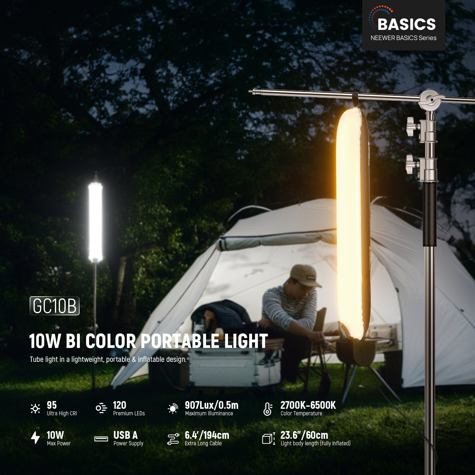 NEEWER BASICS 10W 21W Bi Color - Photography Lighting For Outdoors recensione e prezzo