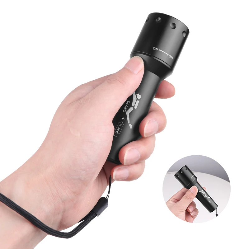 Nuova Torcia Subacquea LED T6  - Photography With Lighting recensione e prezzo
